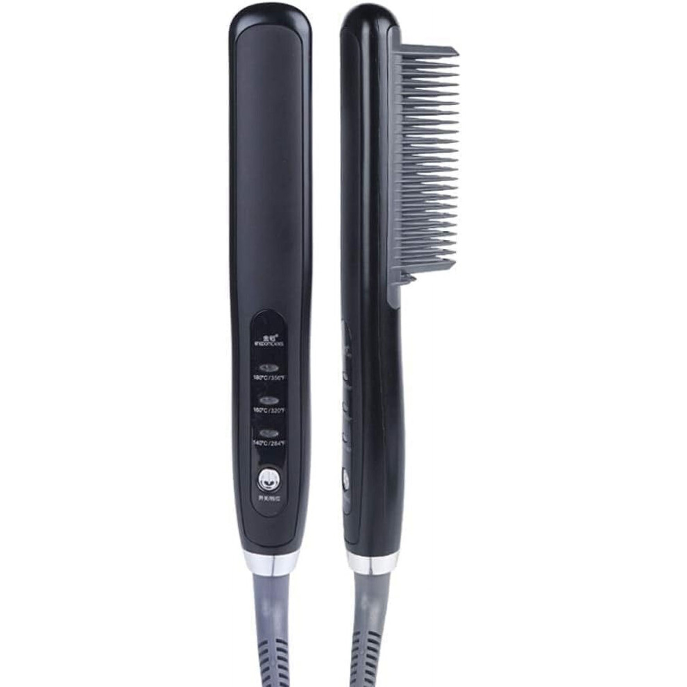 Ceramic Hair Straightening Brush PTC Heating