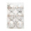 Christmas Balls Shatterproof Silver 2.4 Inch 6-Pack 2