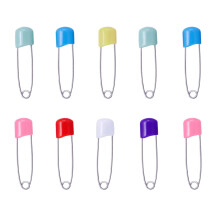 Cloth Diaper Pins Colorful Heavy-Duty 2 Inch 10 Pack