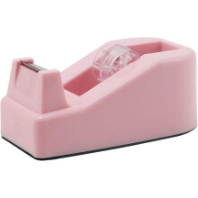 Desktop Tape Dispenser Heavy Duty Floral Macaron Pink