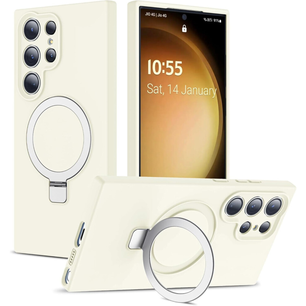 Samsung Galaxy S23 Ultra Case With Magnetic Ring Stand And 9085618586352