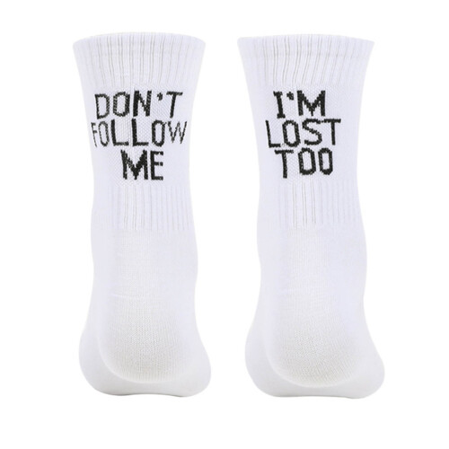 Calcetines divertidos con estampado humorístico (1 par)