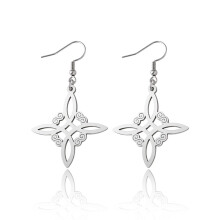 Alloy Witchcraft Drop Earrings Witch Knot Amulet