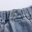 Kinder-Stretch-Jeans, blau, elastischer Bund, weites Bein, Größe 4-5 7