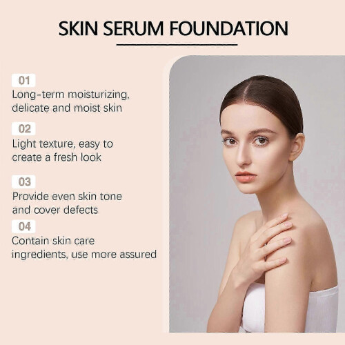West&Month moisturizing concealer liquid foundation lasting and non-smearing refreshing moisturizing 2