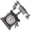 Vintage decorative phone clock for home office ABS material 1