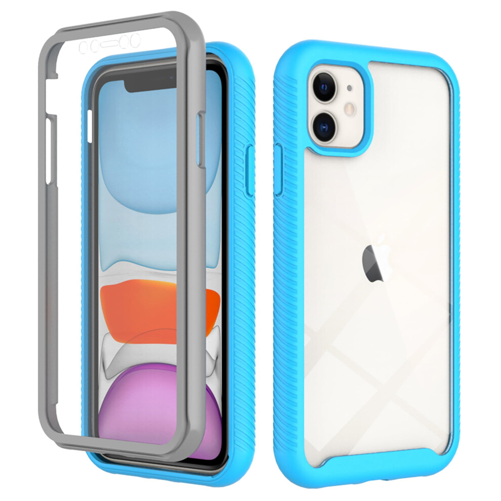 Iphone 12 Mini Clear Rugged Dual-Layer Case 360 Shockproof 9085618574663
