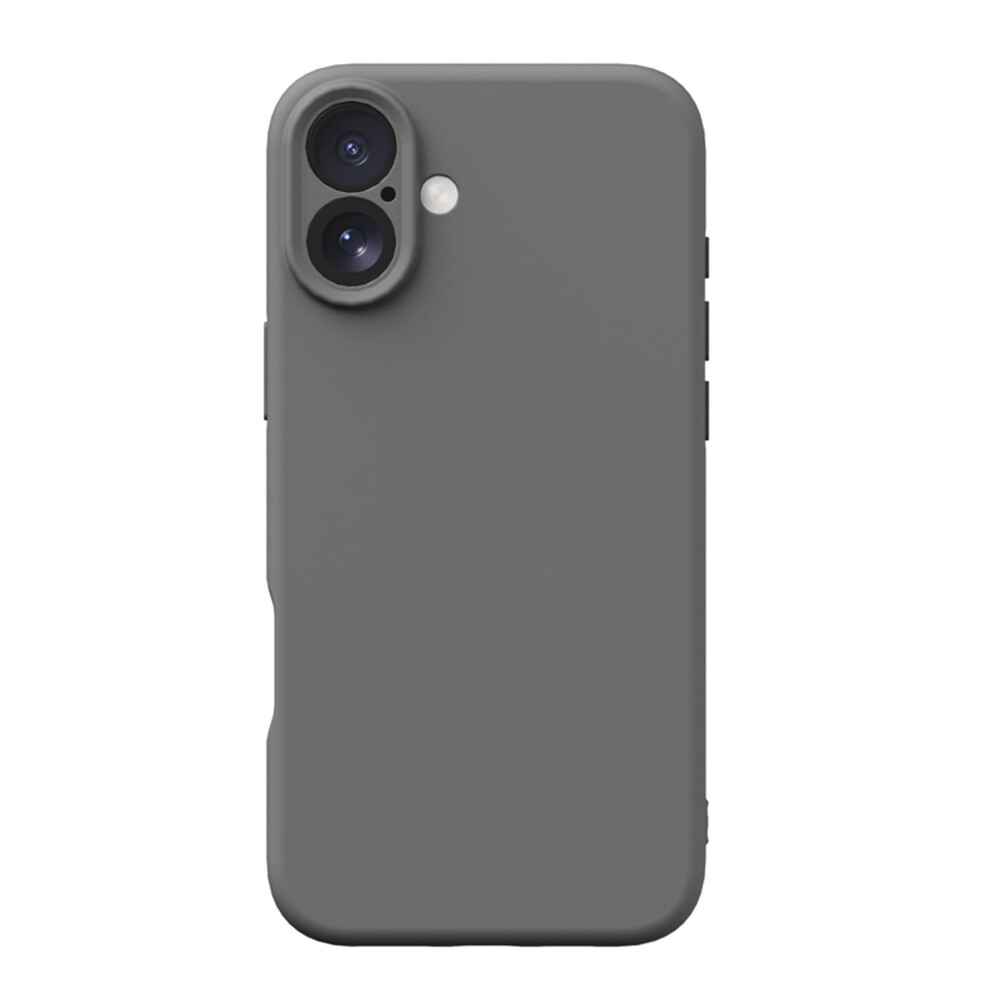 Iphone 16 Shockproof Liquid Silicone Case Gray 9085618999152