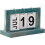 Wooden Standing Flip Calendar Blue 1pc 1