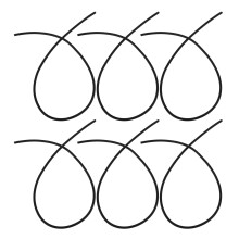 Dulcimer Tube Elastic Rubber for Yangqin 6 pcs