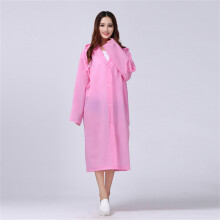 Reusable Adult Waterproof Rain Poncho with Hood