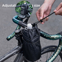 Insulated Bike Water Bottle Holder Bag with Phone Storage