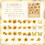 Holographic Floral Shell Stickers PET 60-Pack 1