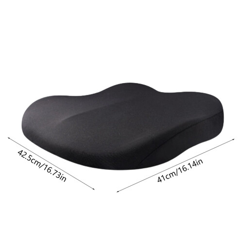 Memory Foam Wedge Seat Cushion Non-Slip Bottom 2