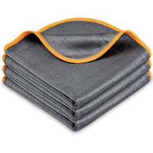 Rengöringsduk i kolfibermikrofiber, 12 x 12 tum, 400 g/m², 3-pack