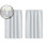 Short Blackout Curtains Thermal Insulated White 1