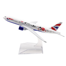 Brits B777-vliegtuigmodel van legering 1: 400 stuks van 15 cm