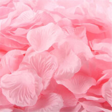 Silk Rose Petals Pink Wedding Decor 100-Pack