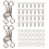 Threading Hooks Metal for Sewing Kits 20 Pack Silver 1.7 x 1