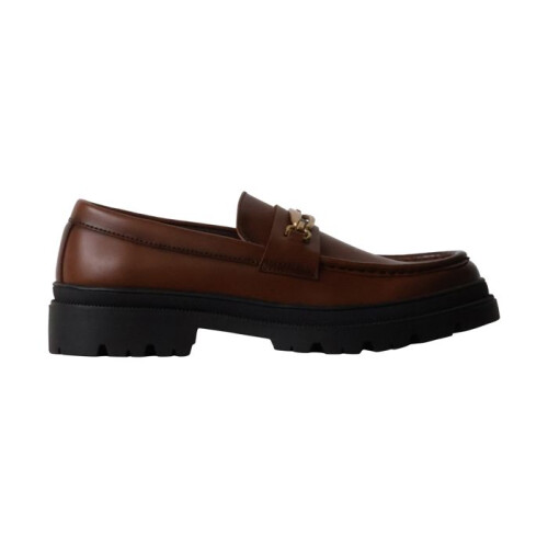 Mocassin - ELONG - Elong - Marron - Dessus synthétique - Talon plat 1