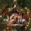 Crèche de Noël en acrylique (1 pièce) 1