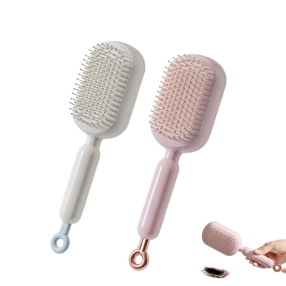 Retractable Massage Comb for All Hair Types with