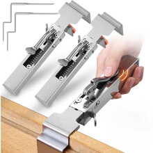 Abrazadera de fijación de paneles Quickmechtools para interiores, acero inoxidable