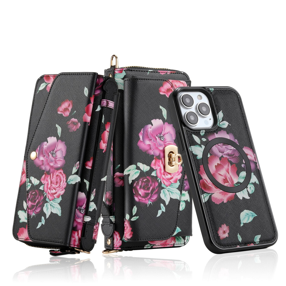 Iphone 13 Pro Max Magnetic Wallet Case With Rfid Blocking 9422877614523