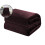 Super Soft Flannel Fleece Throw Blanket Coffee 1