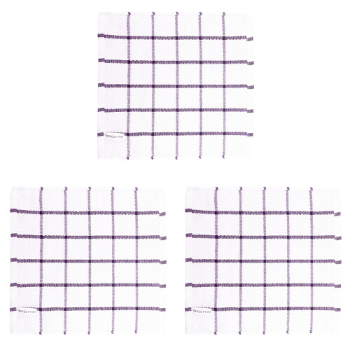 Microfiber Kitchen Towel 31x31cm Purple Fast-Absorbent