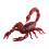 Infrared Remote Control Scorpion Toy Crawling Function 1pc 1
