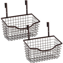 Velký kovový drátěný koš na zeď nebo do skříňky