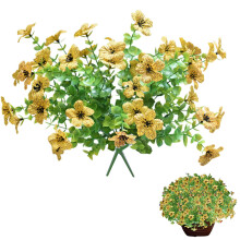 Plantes artificielles réalistes de marguerites et de pétunias pour l'extérieur –