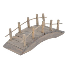 Wooden Garden Bridge Outdoor Arch Footbridge 1 Pack