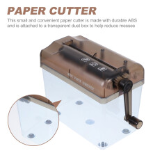 Handheld Paper Shredder ABS Black Portable 1-unit