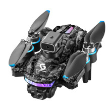 Zwarte 1080P-drone met schermafstandsbediening en borstelloze motor.