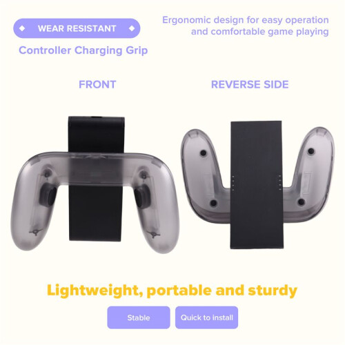 For Switch2 Controller Charging Grip Joy-Con2 Left and Right Game Controllers for NS2 Game Controller Accessory Bracket 2