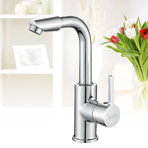 Kitchen Sink Faucet Silver Drip-Free User-Friendly
