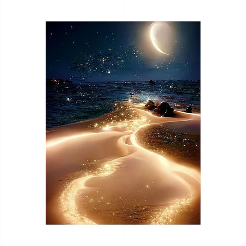 Kit de pintura com diamantes para adultos, 30x40 cm (12x16 polegadas)