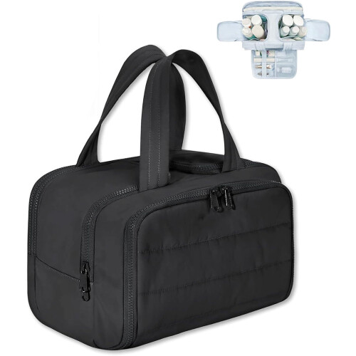 Neceser de viaje Cureaway para mujer, gran capacidad.