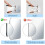 Fogless Shower Mirror 8x6 Inch Frameless Wall-Mount 5