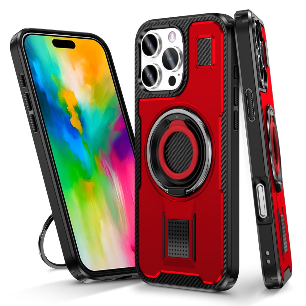 Iphone 16 Pro Max Case With 360 Rotatable Ring Stand, 9422877617760