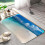 Beach Waves badetæppe skridsikkert memory foam L 1