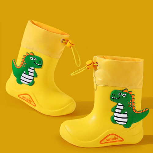Kids Rain Boots Dinosaur Print 1 Pair 1