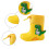 Kids Rain Boots Dinosaur Print 1 Pair 5