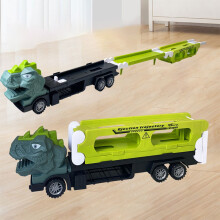 Dinosaur Transport Truck Toy with 3 Mini Cars and