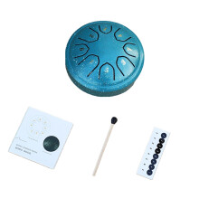 Handpan Drum for Therapy and Sound Healing, Portable Steel