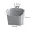 Karymi Wall-Mounted Stackable Storage Basket Gray 3