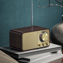 Retro Bluetooth-högtalare HIFI-ljud BT5.0 Brun