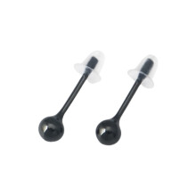 Bioplast Ohr- und Nasenstecker, biokeramik, nickelfrei, 2 Stück